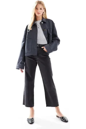 ASOS Ankle grazer straight leg jean in