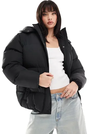Brave Soul Hooded puffer jacket in