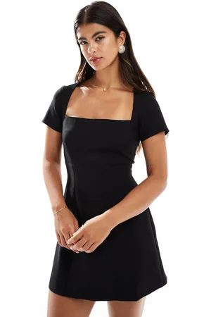 Closet Square neck mini dress in