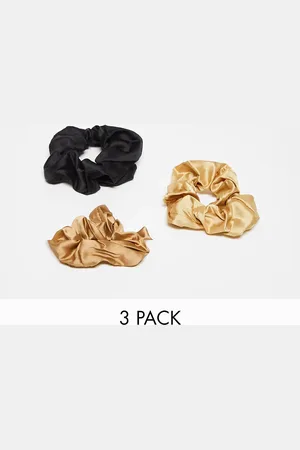Revolution Satin Wide Scrunchie - 3 Pack