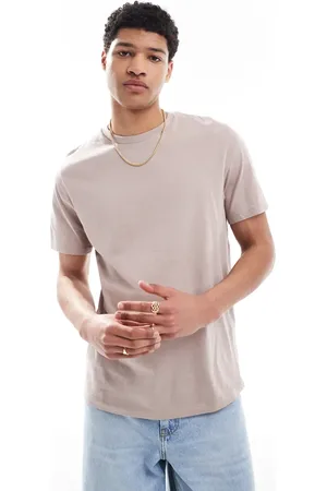 ASOS Essential crew neck t-shirt in stone