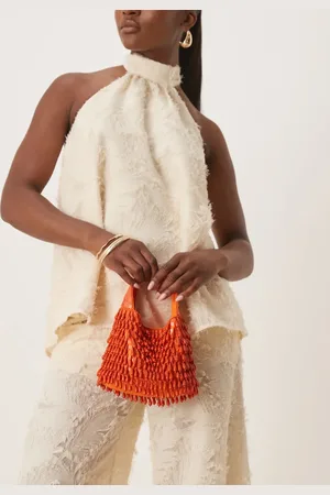 ASOS Droplet beaded grab bag in