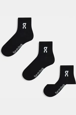 On Running ON 3 pack logo mid socks in