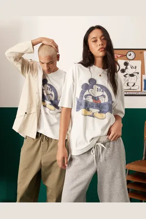 ASOS Disney unisex oversized t-shirt with Mickey Mouse print in