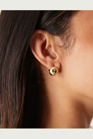 DesignB London Domed stud earrings in