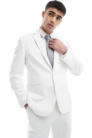 ASOS Slim suit jacket in textured fabric