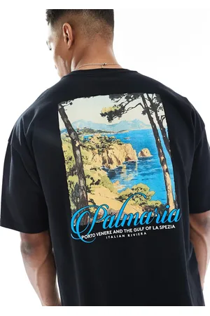 ASOS Oversized t-shirt with scenic graphic in