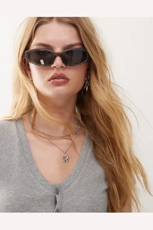 Weekday Sleek rectangle sunglasses in