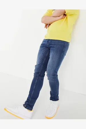 Topman Stretch skinny jeans in mid wash