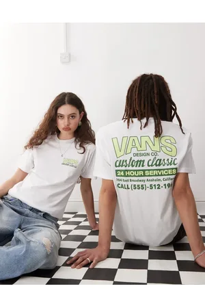 Vans Shop front back print t-shirt in