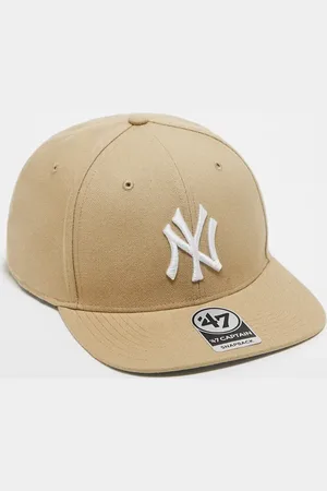 47 Brand NY Yankees flat cap in beige