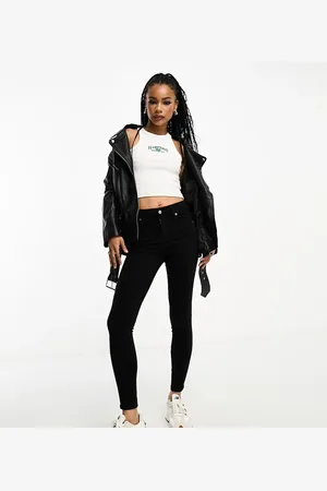 Dr Denim Lexy mid rise super skinny jeans in