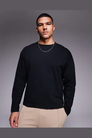 ASOS Heavyweight oversized boxy long sleeve t-shirt 240gsm in