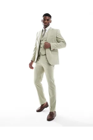 ASOS Slim suit trousers in sage