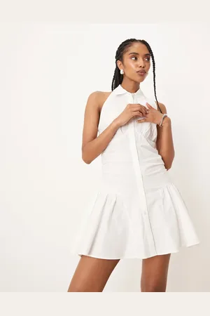 ASOS Sleeveless shirt mini dress in