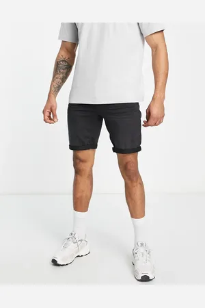 Only & Sons Jog denim shorts in washed