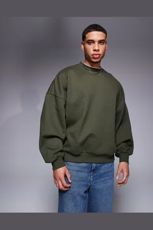 ASOS Premium heavyweight extreme oversized sweatshirt 400gsm in dark