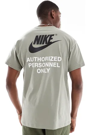 Nike Back print graphic t-shirt in khaki