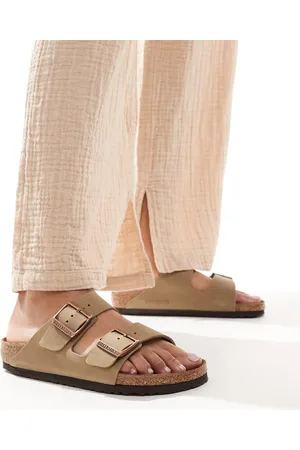 Birkenstock Arizona sandals in tobacco oiled leather