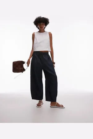 ARKET Pull on bermuda denim shorts in darkwash