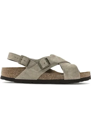 Birkenstock Tulum Suede Leather Taupe