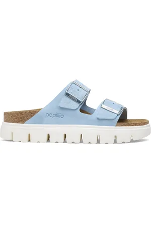Papillio Arizona Chunky Suede Leather Mineral Blue