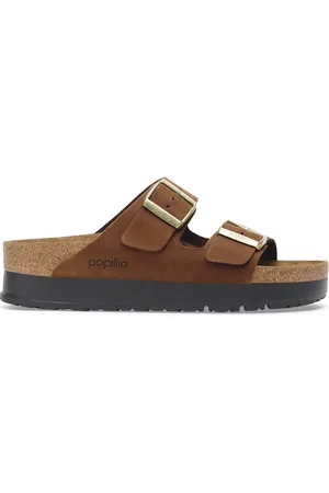 Papillio Arizona PAP Flex Platform Nubuk Leather Dark Tea
