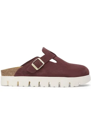 Papillio Boston Chunky Suede Leather Berry Crush