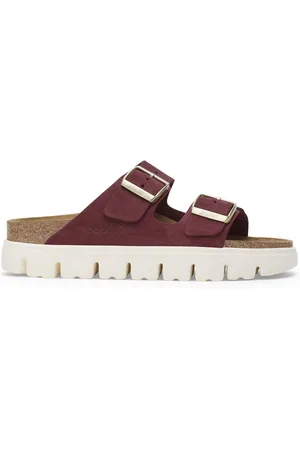 Papillio Arizona Platform Suede Leather Berry Crush