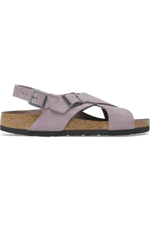 Birkenstock Tulum Soft Footbed Suede Leather Faded Purple