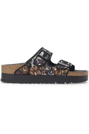 Papillio Arizona PAP French Piping Flex Platform Nylon Brocade Black