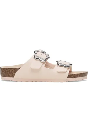 Birkenstock Arizona Flower Buckle Kids Birko-Flor Light Rose