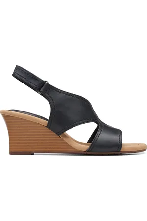 Clarks Kyarra Aster Black Leather, Black Leather