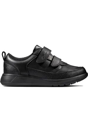 Clarks Scape Flare Toddler Black Leather, Black Leather
