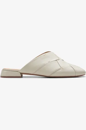 Clarks Ubree15 Woven, Ivory Leather
