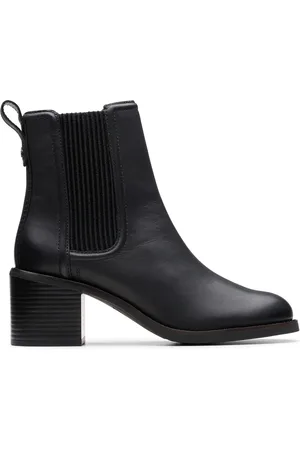 Clarks Chamberly Top Black Leather, Black Leather