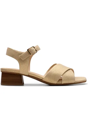 Clarks Serina 35 Cross, Gold Leather