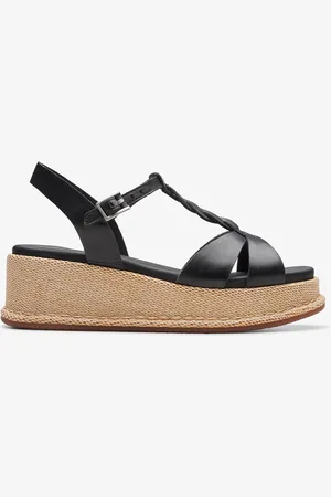 Clarks Kimmei Twist Black Leather, Black Leather