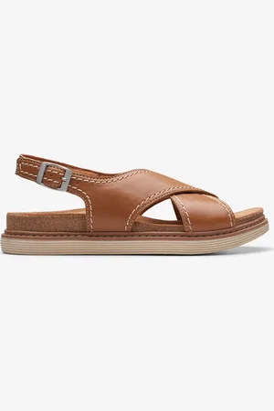Clarks Arwell Sling, Tan Leather