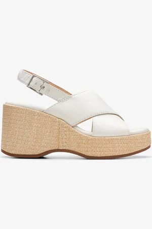 Clarks Manon Wish, Off White Leather