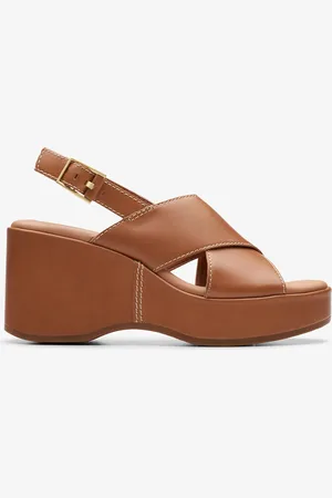 Clarks Manon Wish, Tan Leather