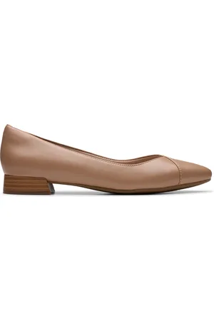 Clarks Womens Natalyn Wish, Warm Beige Leather
