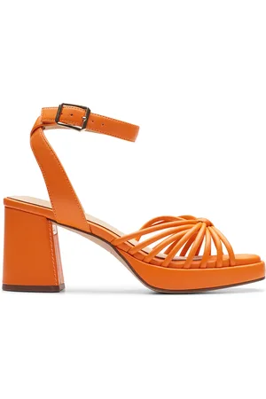 Clarks Ritzy75 Faye, Orange Leather