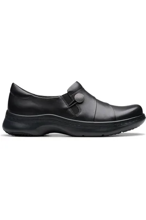 Clarks Pro Lux Black Leather, Black Leather