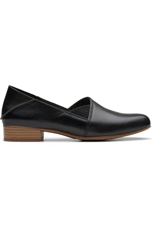 Clarks Juliet Trim Black Leather, Black Leather