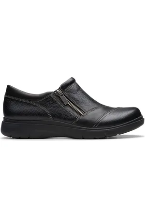 Clarks Certina Pure Black Leather, Black Leather