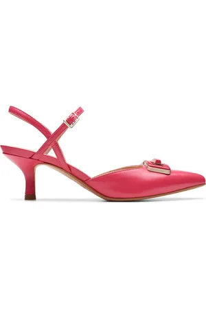 Clarks Womens_Violet 55 Strap, Bright Pink Leather