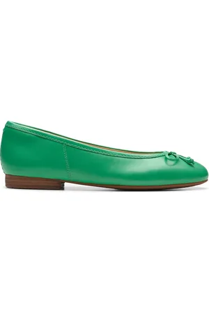 Clarks Womens_Fawna Lily, Green Leather