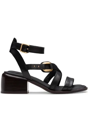 Clarks Womens Morwyn Strap Black Leather, Black Leather