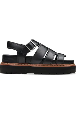 Clarks Womens Orianna Twist Black Leather, Black Leather